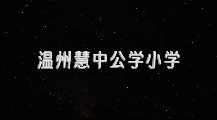 温州慧中公学小学