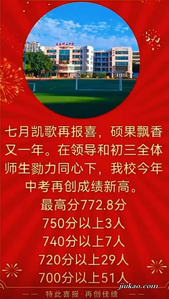 2026年福建省惠安科山中学中考成绩升学率