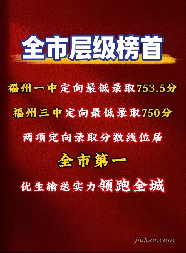 2026年福州立志中学中考成绩升学率