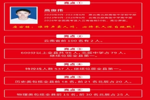 2026年云南北辰高级中学高考成绩升学率(高考喜报)